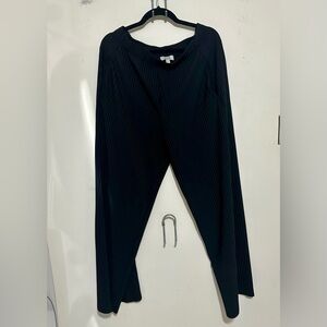 COS Black Plisse Pants